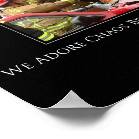 Chaos Motivierend Poster (Ecke)