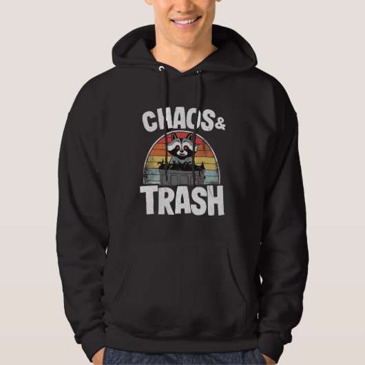 Chaos & Müll Waschbär 1 Hoodie (Vorderseite)