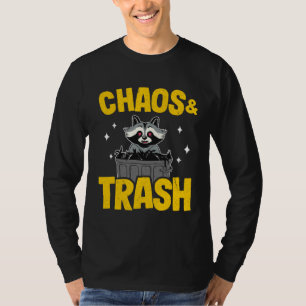 Chaos & Müll Waschbär Lustiger Waschbär 3 T-Shirt