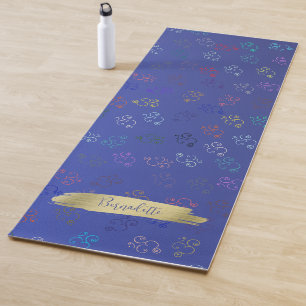Chaos OMs Blau, Hübsches Indigom Om Yogamatte