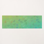 Chaos OMs | Green Ombre, Hübsch Om Yogamatte (Rückseite (Horizontal))