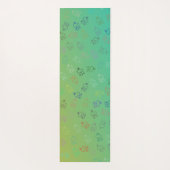 Chaos OMs | Green Ombre, Hübsch Om Yogamatte (Rückseite)