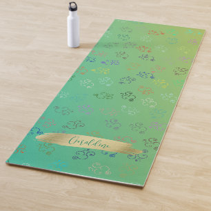 Chaos OMs Green Ombre, Hübsch Om Yogamatte