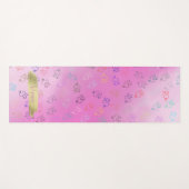 Chaos OMs | Lavendel, Hübsch, rosa Ombre Om Yogamatte (Vorderseite (Horizontal))