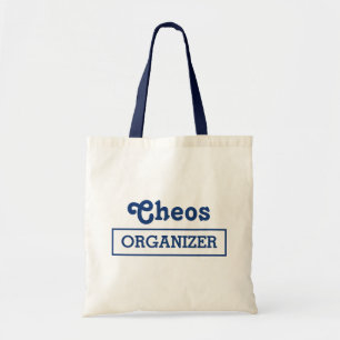 Chaos Organiser Minimalistischer Spaß Typografie D Tragetasche