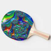 ~CHAOS ~ Original-Fraktal ~ Tischtennis Schläger (Seitenansicht)