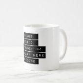 Chaos Panic Pandemonium Kaffeetasse (VorderseiteRechts)