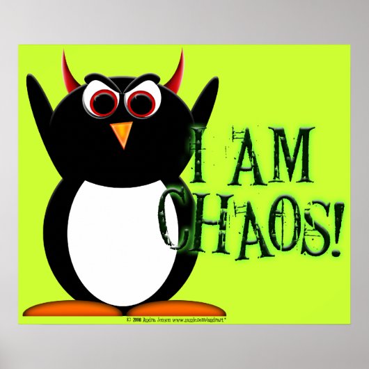 Chaos Penguin Poster (Vorne)