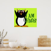 Chaos Penguin Poster (Küche)