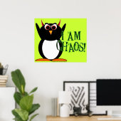 Chaos Penguin Poster (Heimbüro)