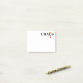 Chaos Post-it Klebezettel (Auf Schreibtisch)