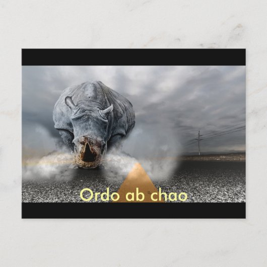 Chaos Postkarte (Vorderseite)