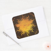 Chaos Quadratischer Aufkleber (Umschlag)