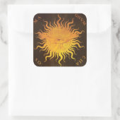 Chaos Quadratischer Aufkleber (Tasche)