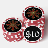 Chaos - Red Pokerchips (Stapel)