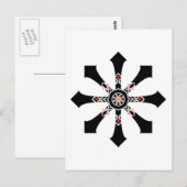 Chaos Revisited star Postcard Postkarte (Vorne/Hinten)