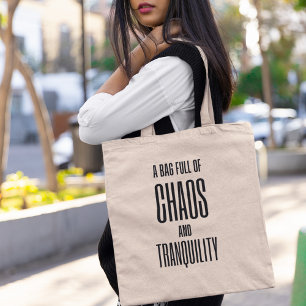 Chaos & Ruhe Persönliche Quirky Tragetasche