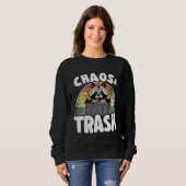 Chaos & Trash Garbage Panda  Raccoon  3 Sweatshirt (Vorne ganz)