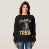 Chaos & Trash Garbage Panda Raccoon 5 Sweatshirt (Vorne ganz)