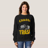 Chaos & Trash Garbage Panda Raccoon  7 Sweatshirt (Vorne ganz)