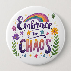 "Chaos Umarmen"-Knopf Button