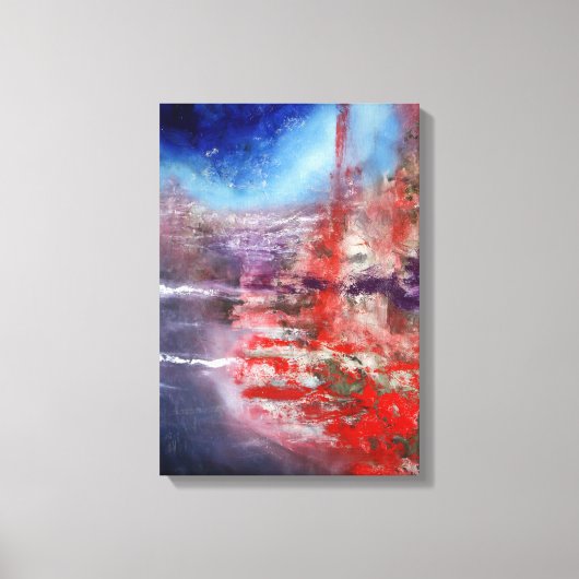 Chaos und Angst Leinwanddruck (Vorderseite)