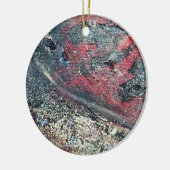 Chaos und Liebe Keramik Ornament (Links)
