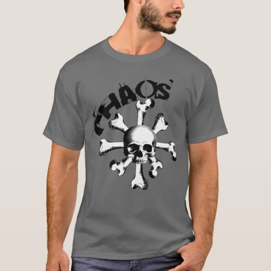 Chaos und Logo T-Shirt (Vorderseite)