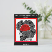 Chaos und Reality-Design Postkarte (Stehend Vorderseite)