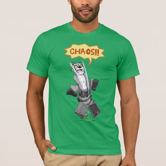 Chaos-Waschbär T-Shirt (Vorderseite)