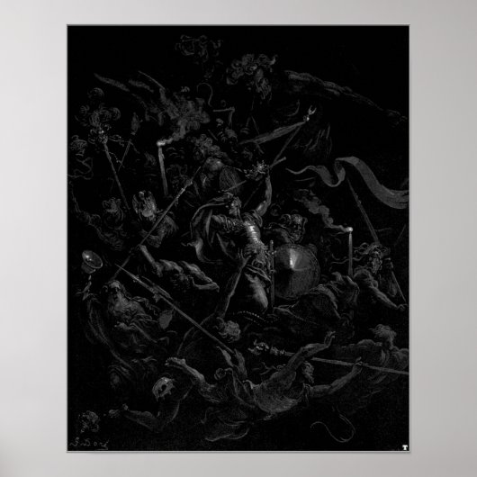 Chaos Watches Gustave Dore Poster (Vorne)