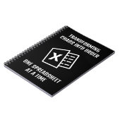 Chaos zu einem ungewöhnlichen Zitat machen Notizblock (Linke Seite)