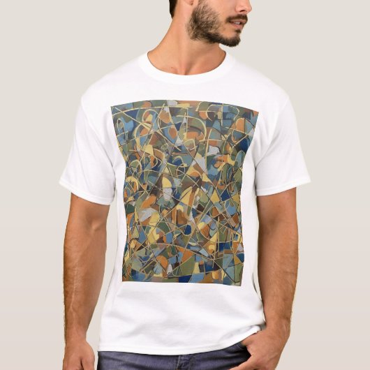 Chaotic Abstract Art T-Shirt (Vorderseite)