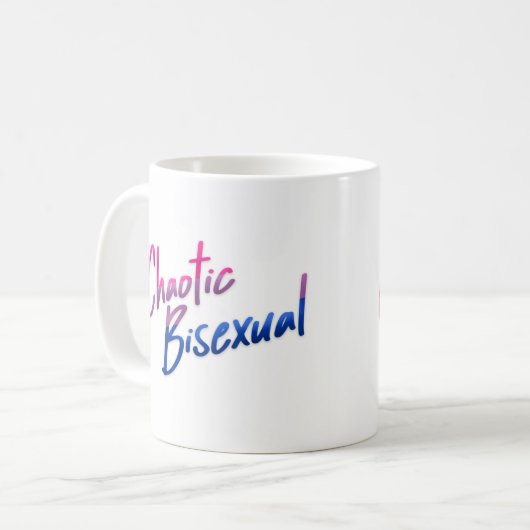 Chaotic Bisexual Kaffeetasse (Vorderseite Links)