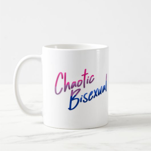 Chaotic Bisexual Kaffeetasse (Links)