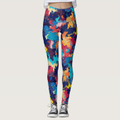 Chaotic Camouflage Leggings - Spaß (Vorderseite)