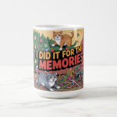 Chaotic Christmas Cats Kaffeetasse (Mittel)