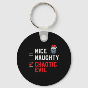 Chaotic Evil List D20 Tabletop Gamer Funny Schlüsselanhänger