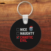 Chaotic Evil List D20 Tabletop Gamer Funny Schlüsselanhänger (Vorderseite)