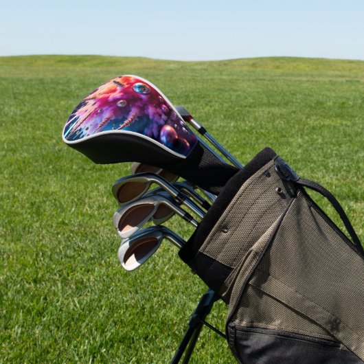 Chaotic Explosions Golf Headcover (In SItu)