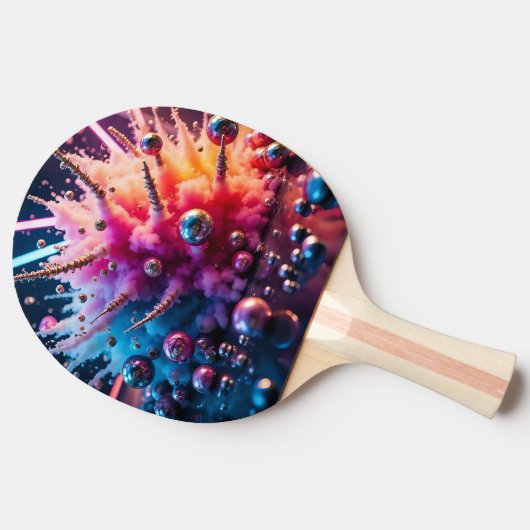 Chaotic Explosions Tischtennis Schläger (Seitenansicht)