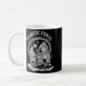 Chaotic Feral Funny Rpg Party Fantasy Animal Meme Kaffeetasse (Links)