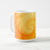 Chaotic Fraktal Abstrakte Kunst Kaffeetasse (Vorderseite Links)