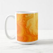 Chaotic Fraktal Abstrakte Kunst Kaffeetasse (Links)