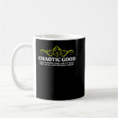 Chaotic Good Roleplay Alignment Kaffeetasse (Links)