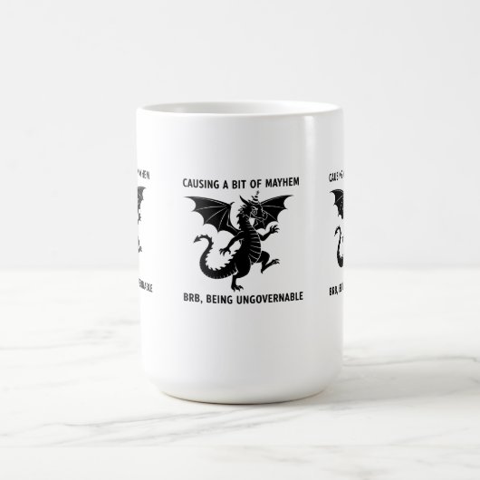 Chaotic Little Dragon Kaffeetasse (Mittel)