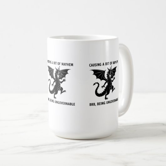 Chaotic Little Dragon Kaffeetasse (VorderseiteRechts)