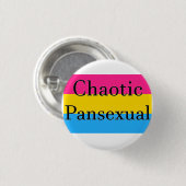 Chaotic Pansexual Button (Vorne & Hinten)