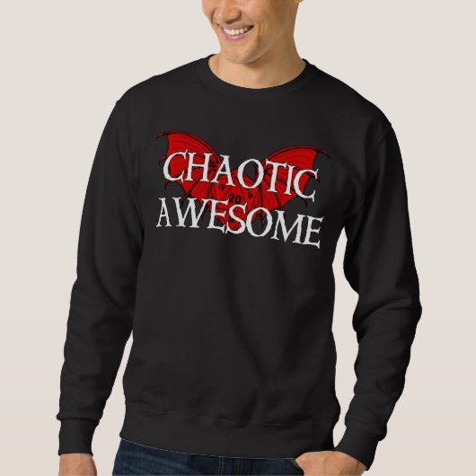 Chaotic Phantastisch Dragon Dice Tabletop Rpg Dm Sweatshirt (Vorderseite)