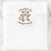 Chaotic Possum “Unsupervised” Sticker (Tasche)